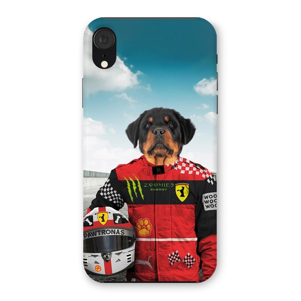 Pet Portraits | The Red Legendary Driver: Custom Pet Phone Case | Paw & Glory
