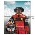 The Red Legendary Driver: Custom Pet Puzzle