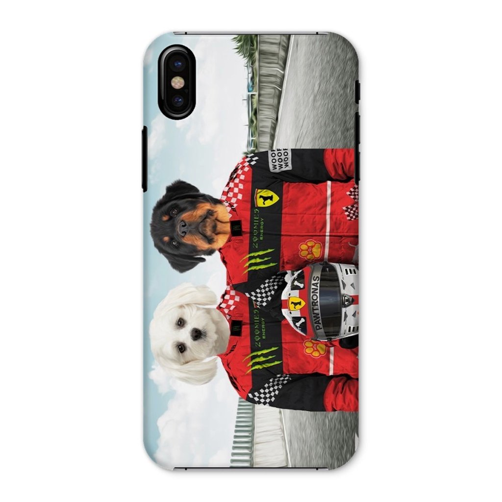Pet Portraits | The Red Legendary Drivers: Custom Pet Phone Case | Paw & Glory