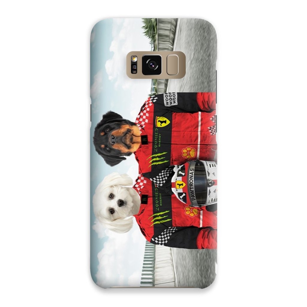 Pet Portraits | The Red Legendary Drivers: Custom Pet Phone Case | Paw & Glory