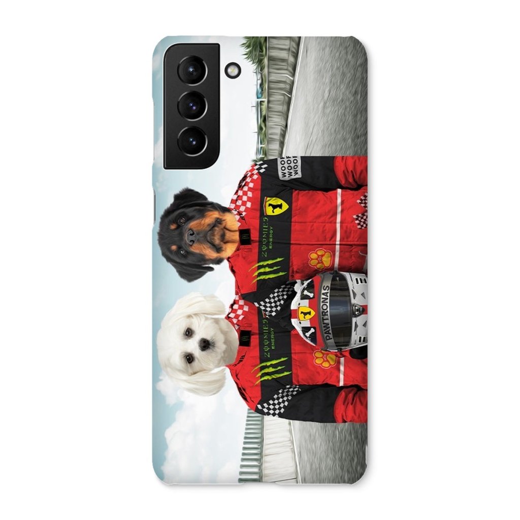 Pet Portraits | The Red Legendary Drivers: Custom Pet Phone Case | Paw & Glory