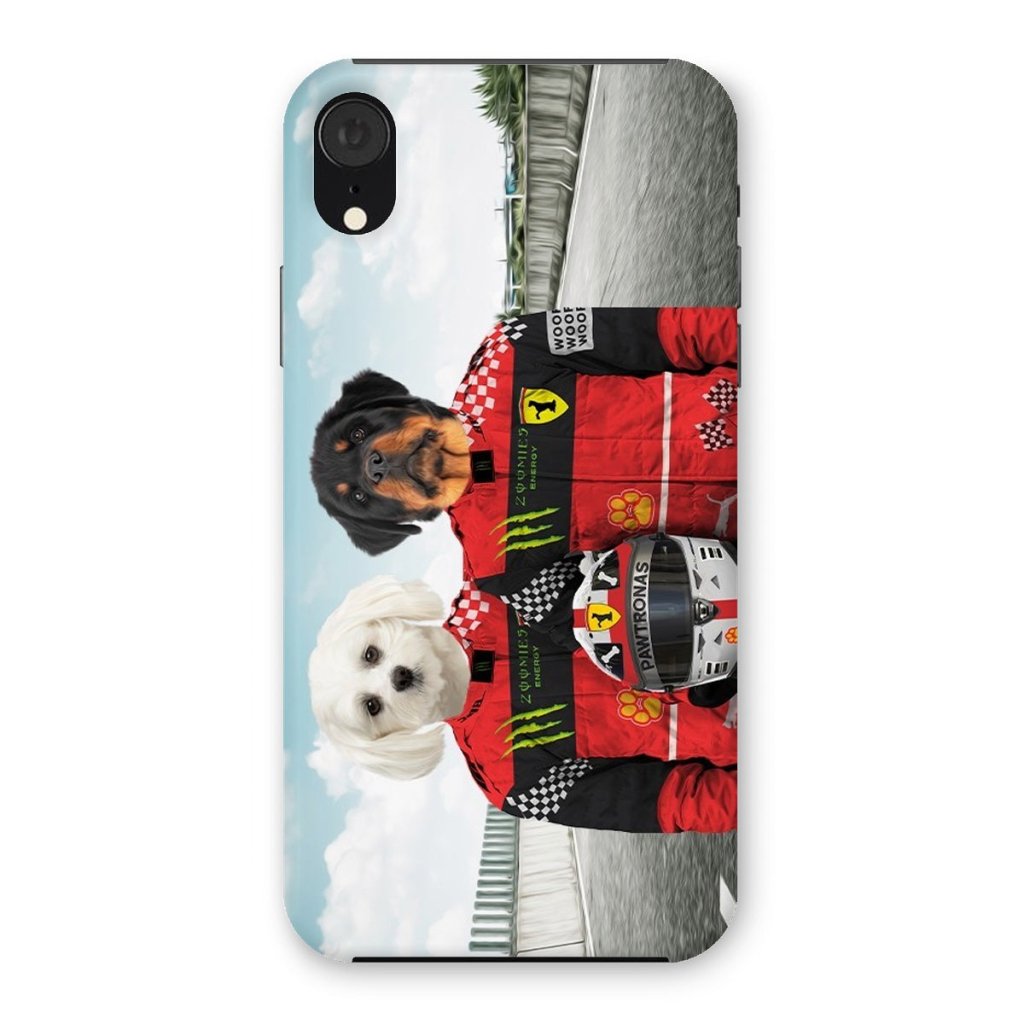 Pet Portraits | The Red Legendary Drivers: Custom Pet Phone Case | Paw & Glory