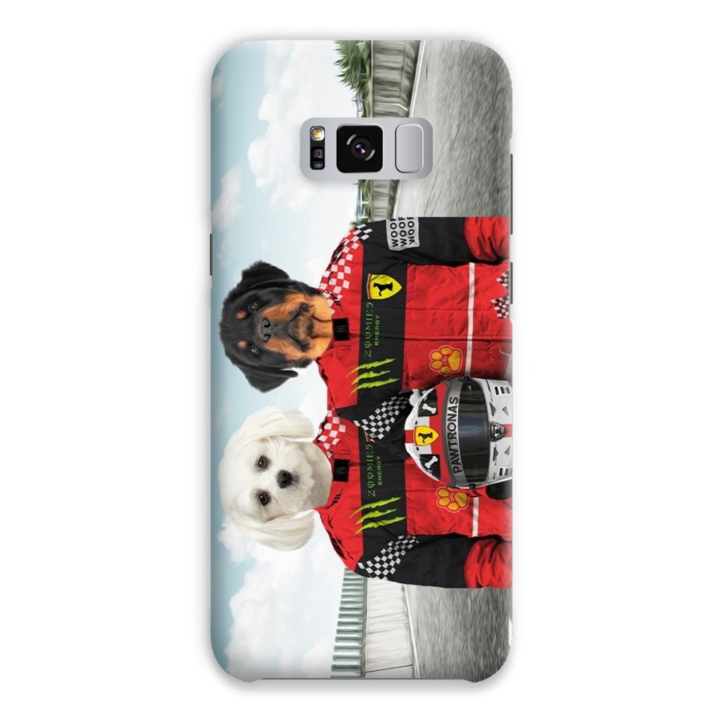 Pet Portraits | The Red Legendary Drivers: Custom Pet Phone Case | Paw & Glory