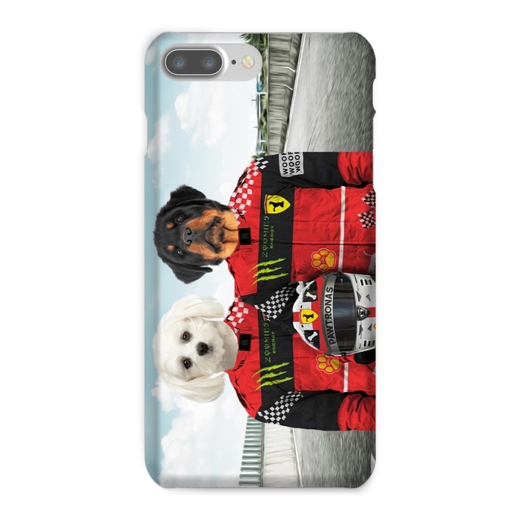Pet Portraits | The Red Legendary Drivers: Custom Pet Phone Case | Paw & Glory