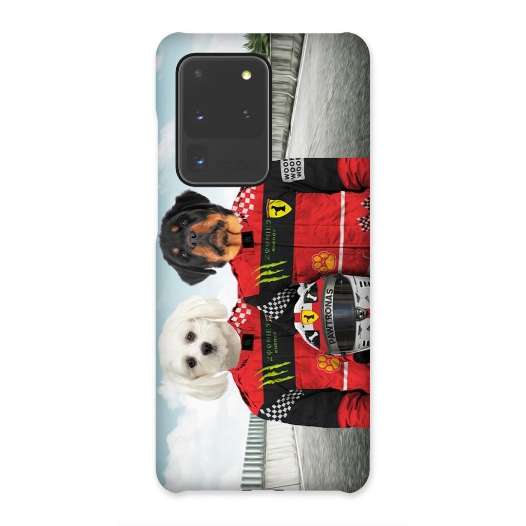 Pet Portraits | The Red Legendary Drivers: Custom Pet Phone Case | Paw & Glory