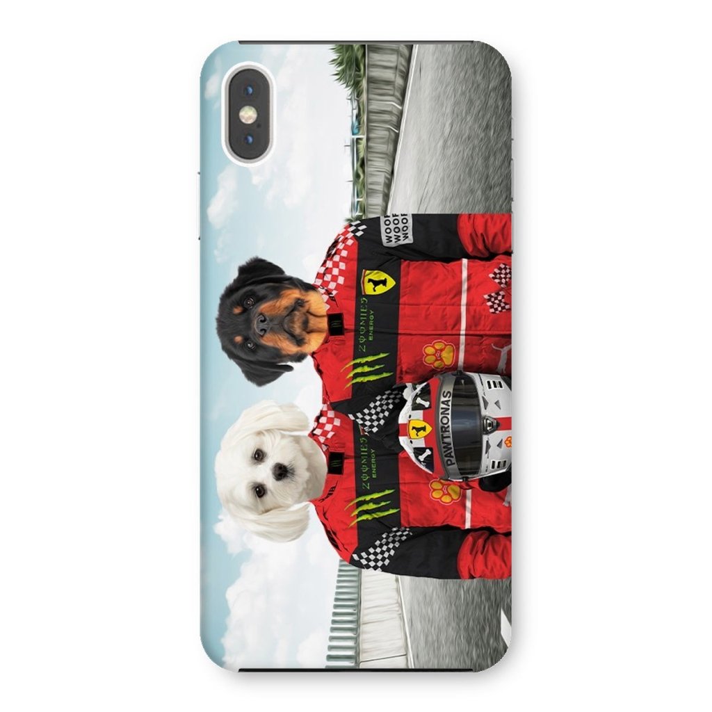 Pet Portraits | The Red Legendary Drivers: Custom Pet Phone Case | Paw & Glory