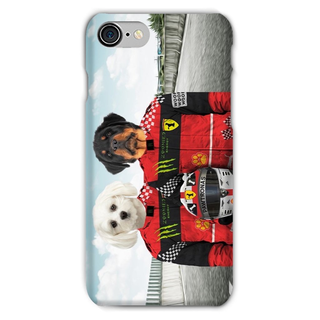 Pet Portraits | The Red Legendary Drivers: Custom Pet Phone Case | Paw & Glory