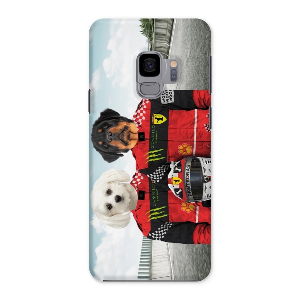 Pet Portraits | The Red Legendary Drivers: Custom Pet Phone Case | Paw & Glory