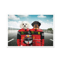 The Red Legendary Drivers: Custom Pet Poster