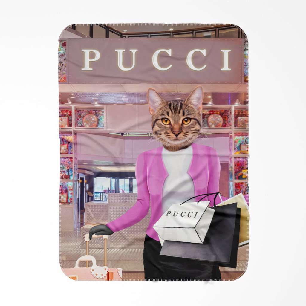 Pet Portraits | The Regina (Mean Girls Inspired): Custom Pet Blanket | Paw & Glory