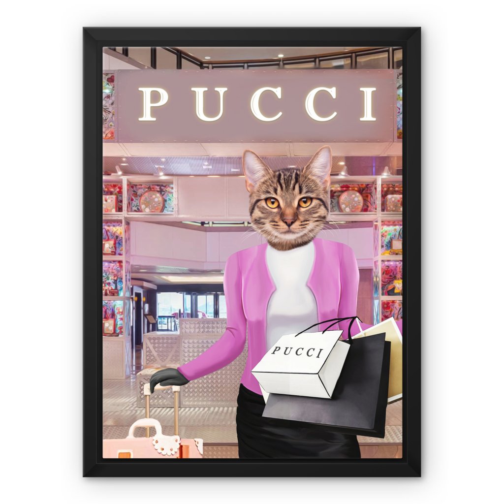 Pet Portraits | The Regina (Mean Girls Inspired): Custom Pet Canvas | Paw & Glory