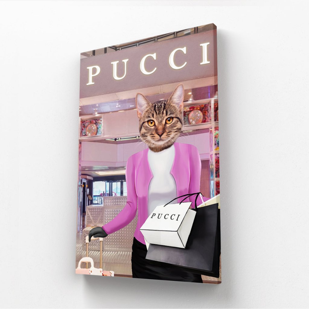 Pet Portraits | The Regina (Mean Girls Inspired): Custom Pet Canvas | Paw & Glory