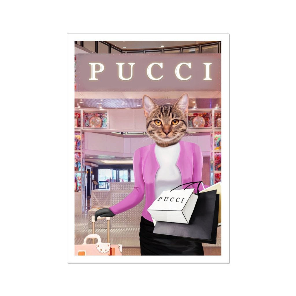 Pet Portraits | The Regina (Mean Girls Inspired): Custom Pet Portrait | Paw & Glory