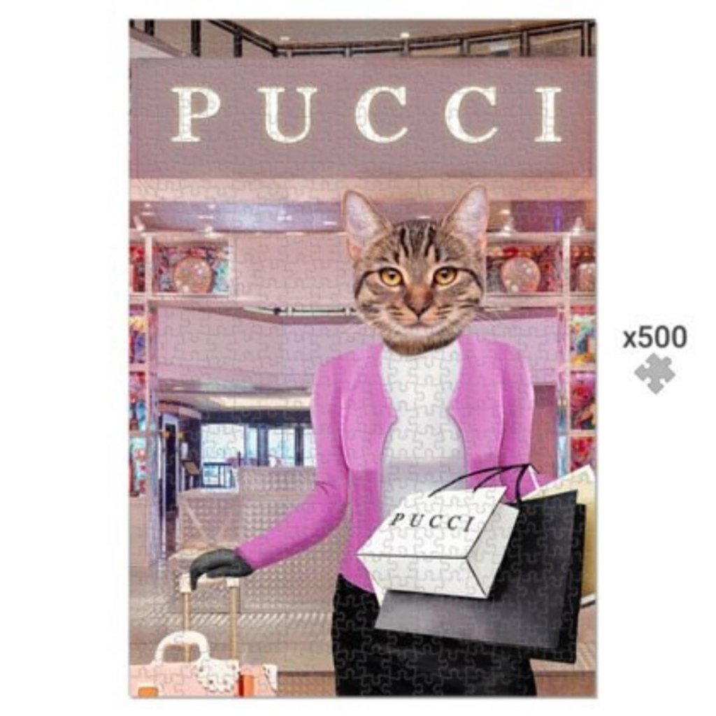 Pet Portraits | The Regina (Mean Girls Inspired): Custom Pet Puzzle | Paw & Glory