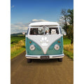 The Retro Bus: Custom Digital Download Pet Portrait