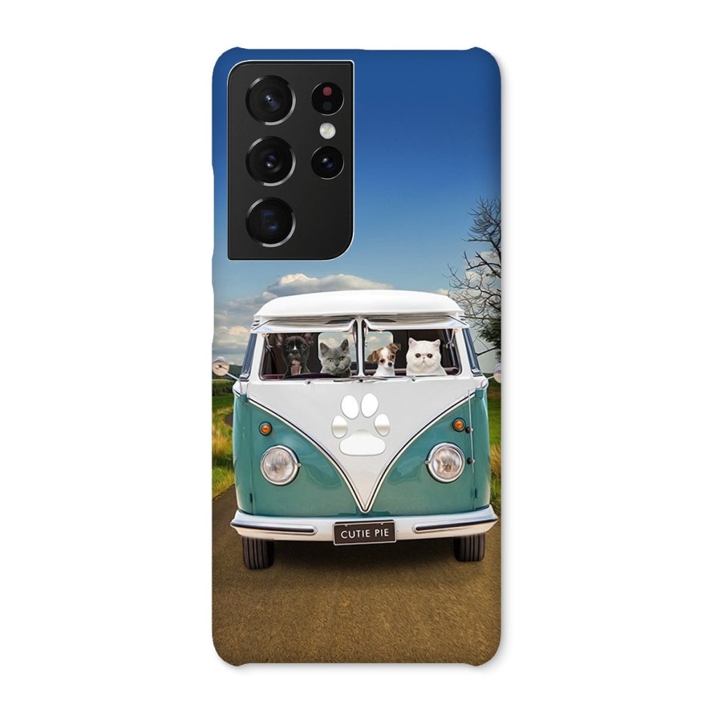 Pet Portraits | The Retro Bus: Custom Pet Phone Case | Paw & Glory