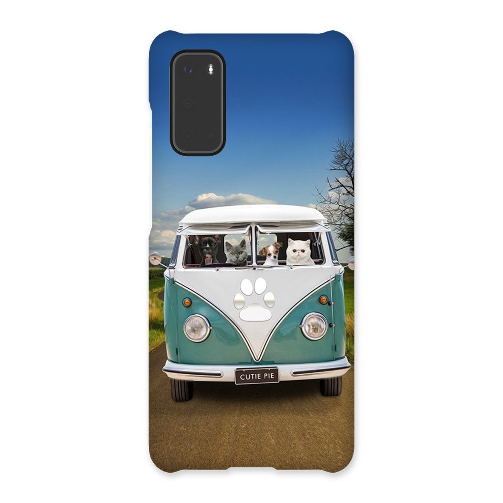 Pet Portraits | The Retro Bus: Custom Pet Phone Case | Paw & Glory