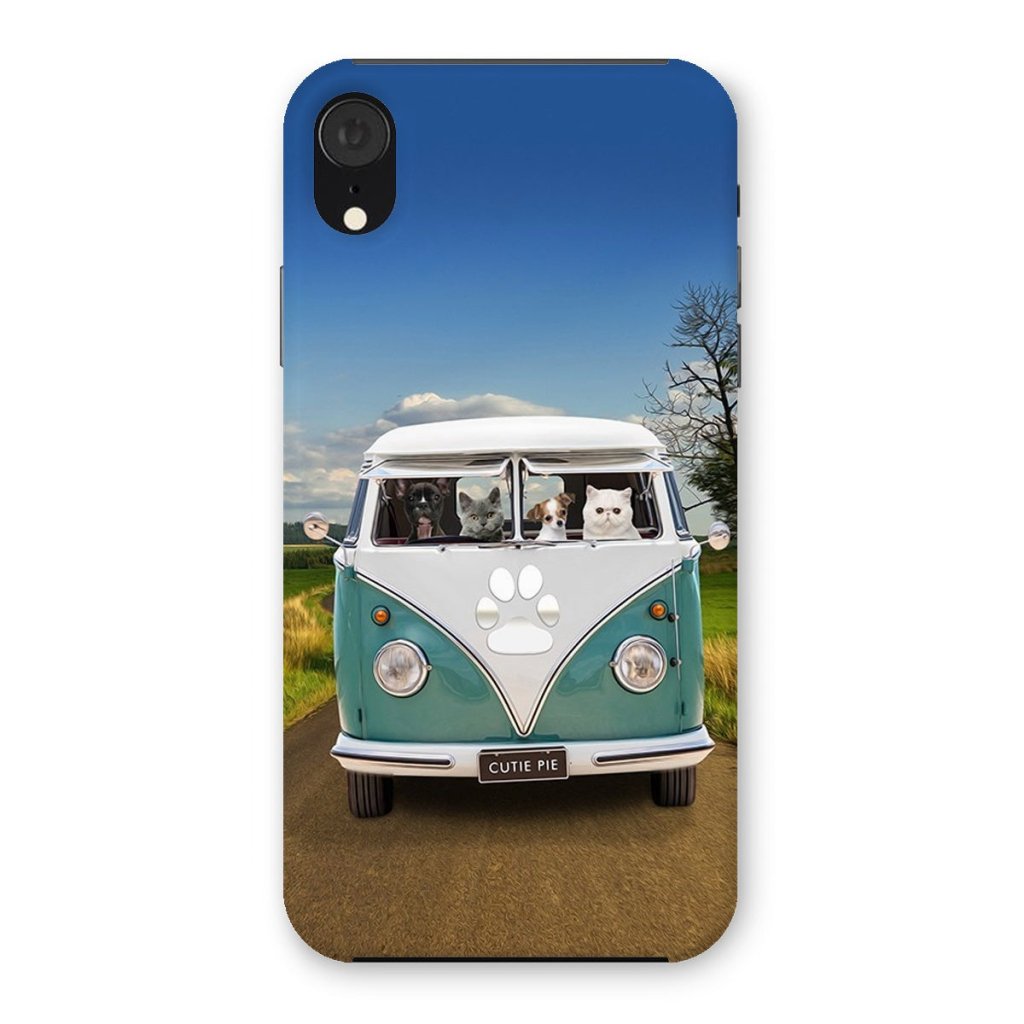 Pet Portraits | The Retro Bus: Custom Pet Phone Case | Paw & Glory