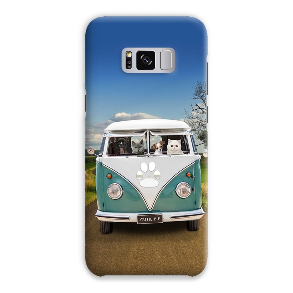 Pet Portraits | The Retro Bus: Custom Pet Phone Case | Paw & Glory