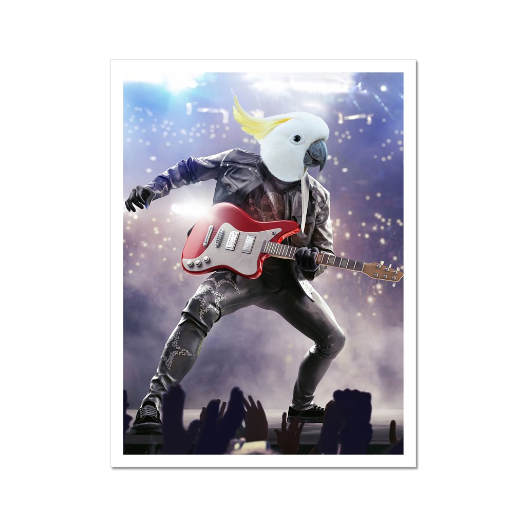 Pet Portraits | The Rock Star: Animal Art Poster | Paw & Glory