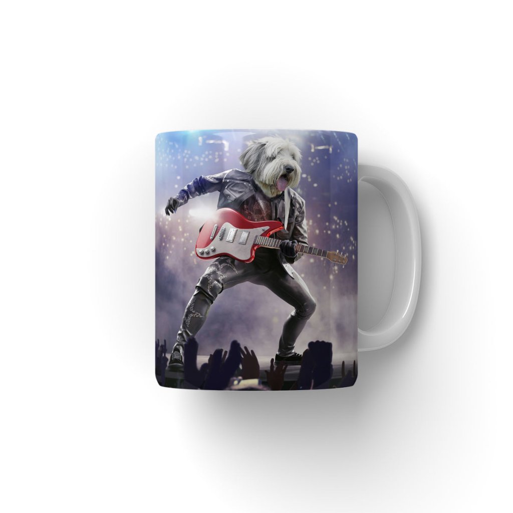Pet Portraits | The Rock Star: Custom Pet Coffee Mug | Paw & Glory