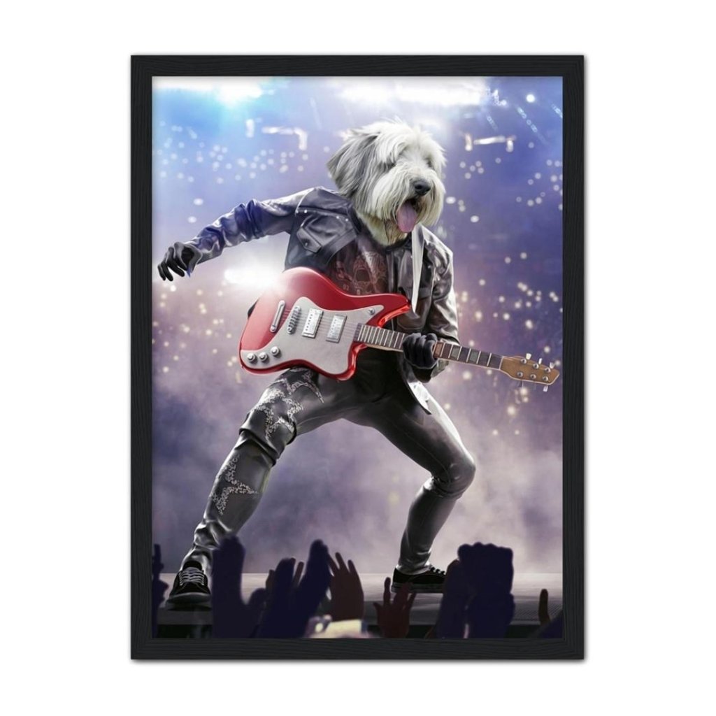 Rock Star: Custom Pet Portrait | Paw & Glory