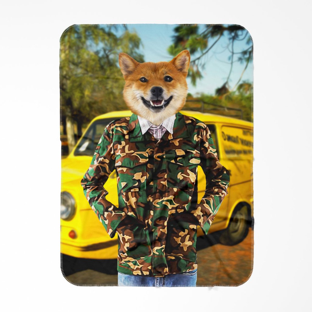Pet Portraits | The Rodney (Only Fools & Horses Inspired): Custom Pet Blanket | Paw & Glory