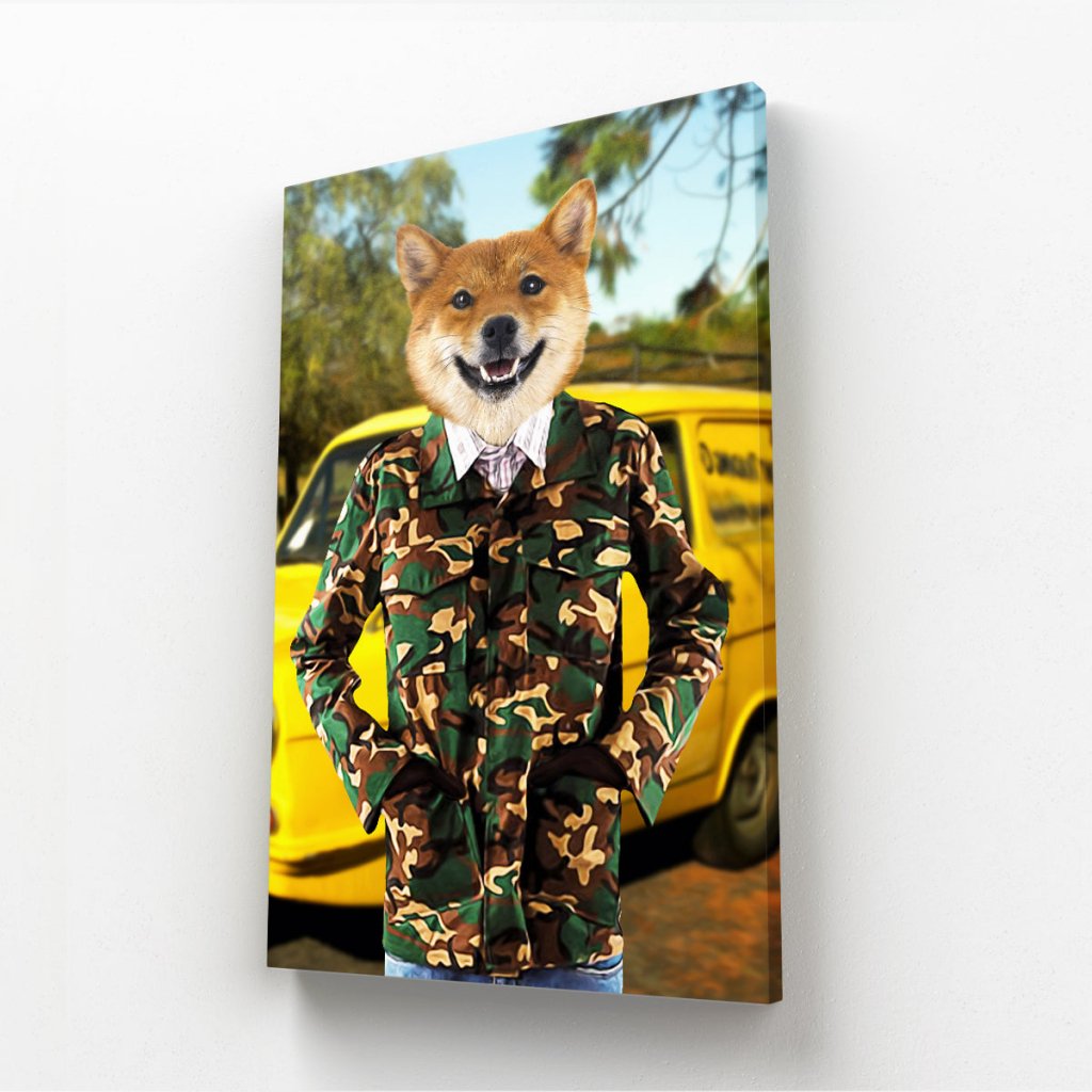 Pet Portraits | The Rodney (Only Fools & Horses Inspired): Custom Pet Canvas | Paw & Glory