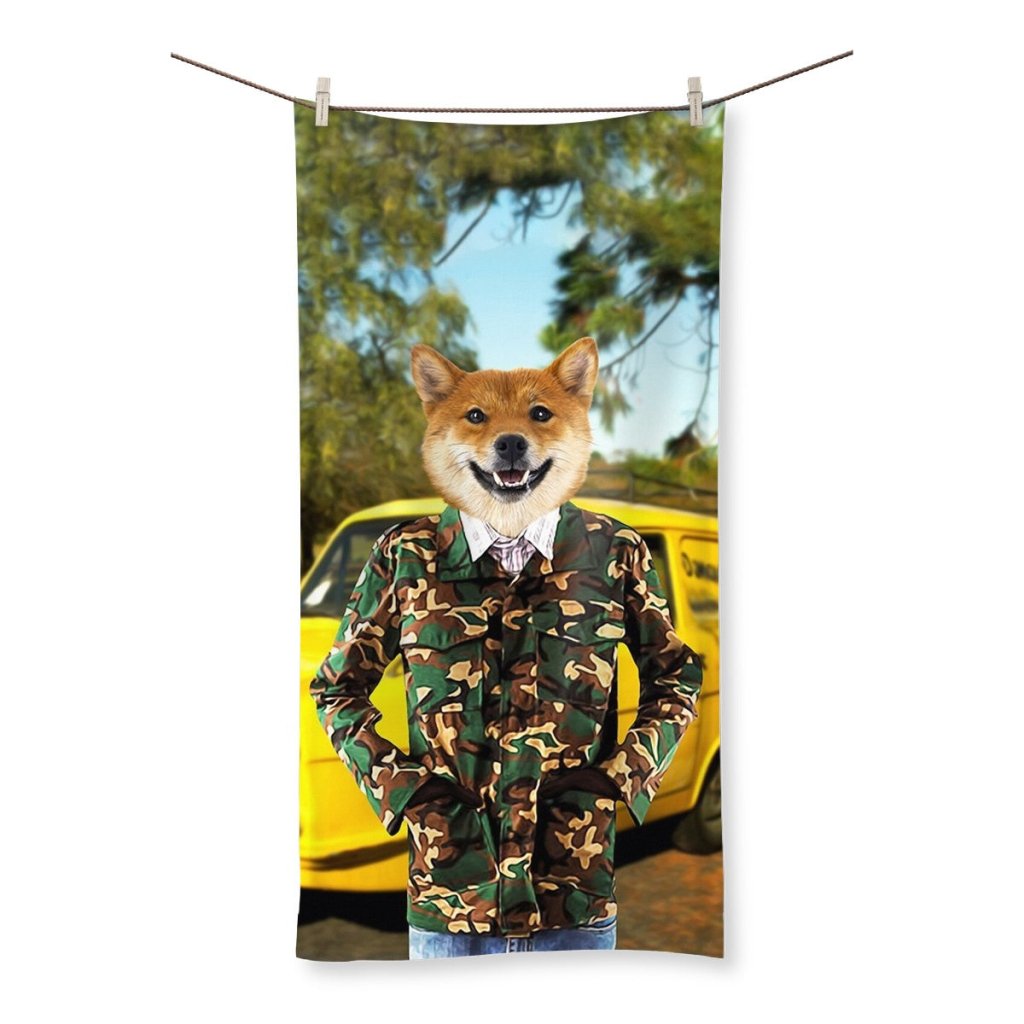 Pet Portraits | The Rodney (Only Fools & Horses Inspired): Custom Pet Towel | Paw & Glory