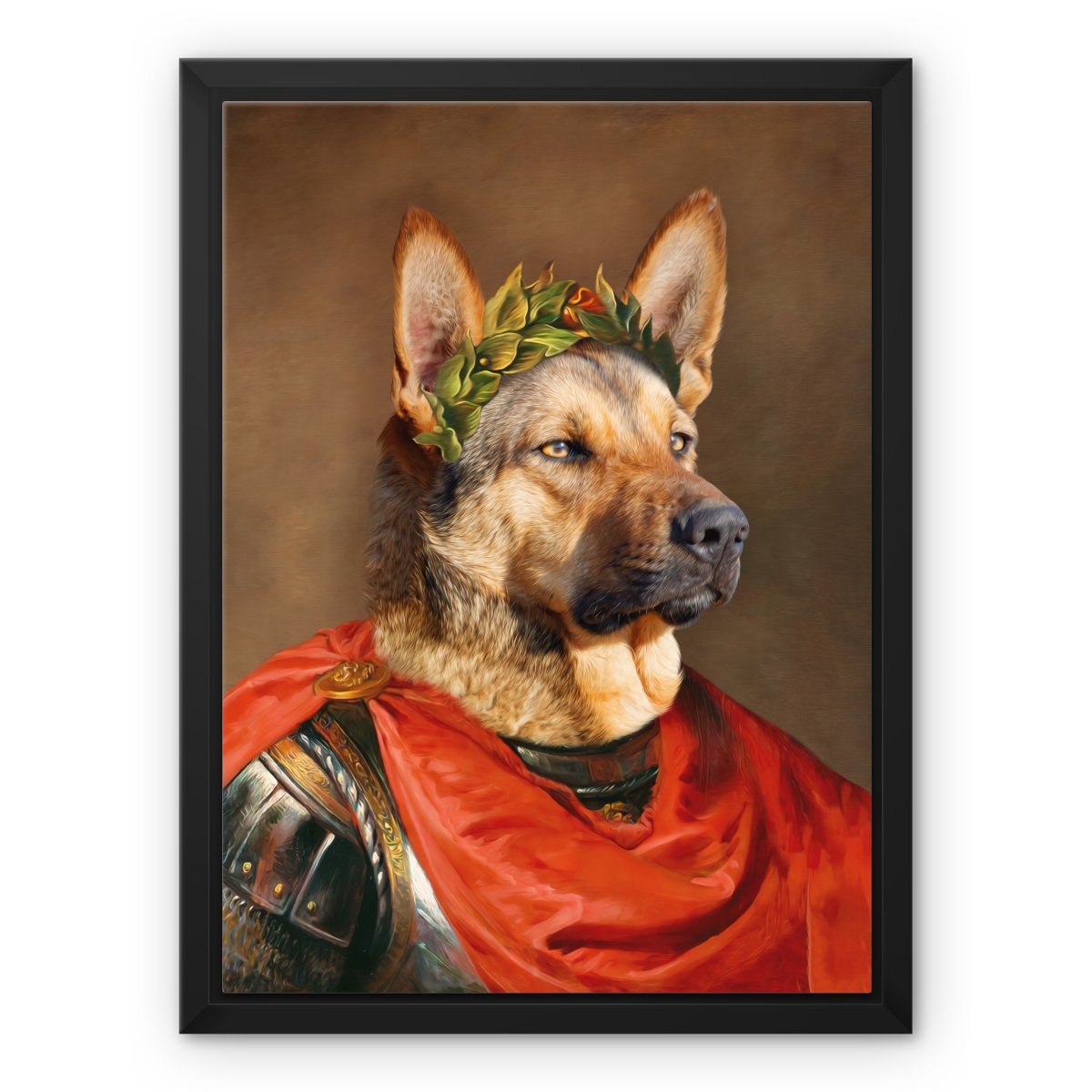 Pet Portraits | The Roman Emperor: Custom Pet Canvas | Paw & Glory