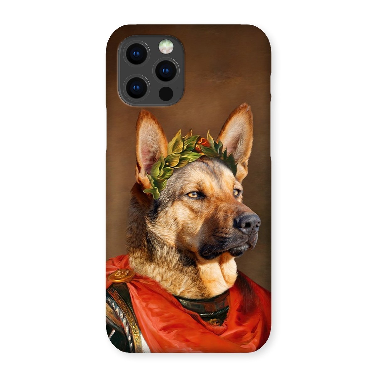 The Roman Emperor: Custom Pet Phone Case - Paw & Glory - Dog Portraits - Pet Portraits