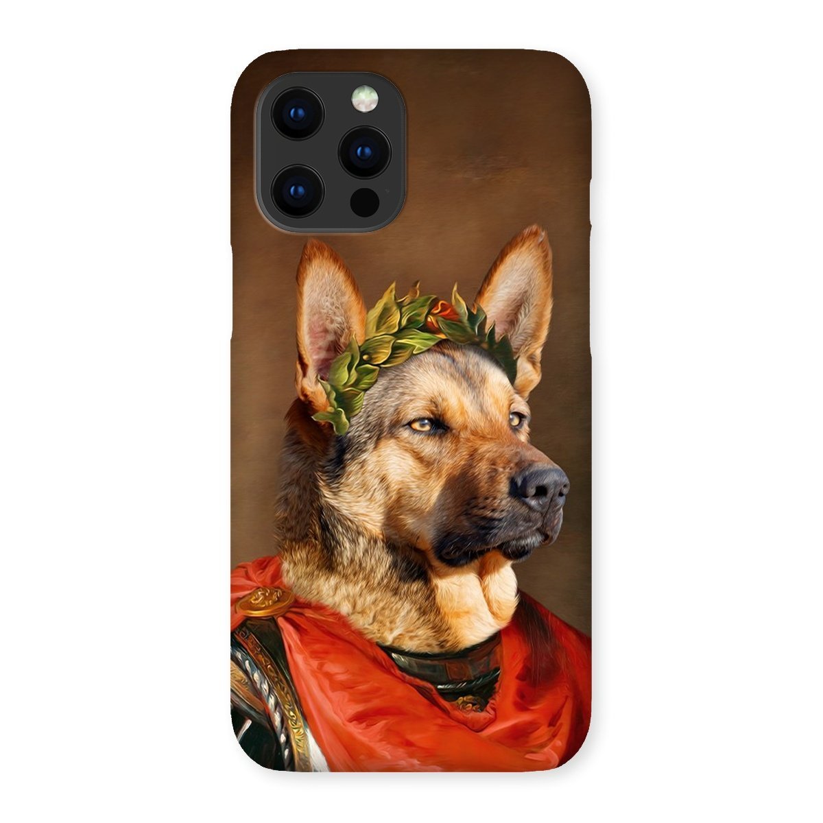 The Roman Emperor: Custom Pet Phone Case - Paw & Glory - Dog Portraits - Pet Portraits