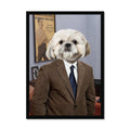 The Ron (Parks and Recreation Inspired): Custom Pet Portrait