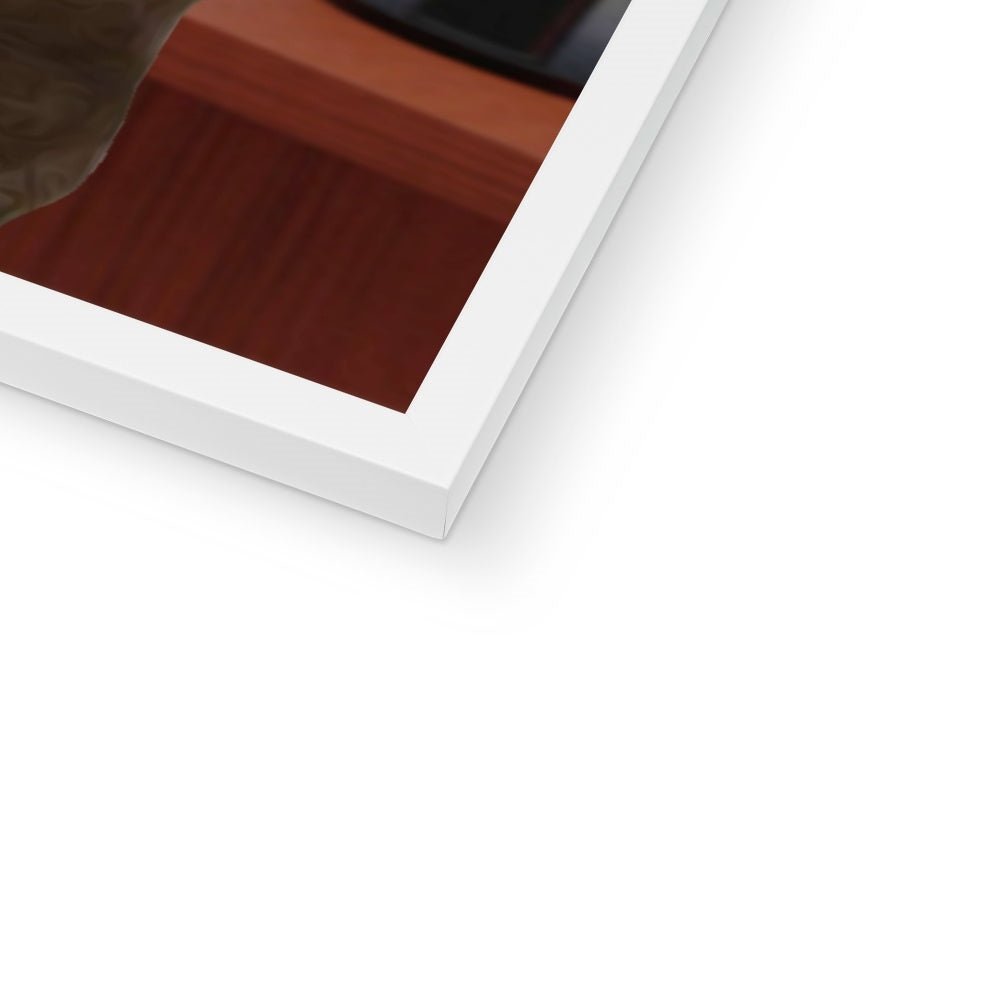 Pet Portraits | The Ron (Parks and Recreation Inspired): Custom Pet Portrait | Paw & Glory