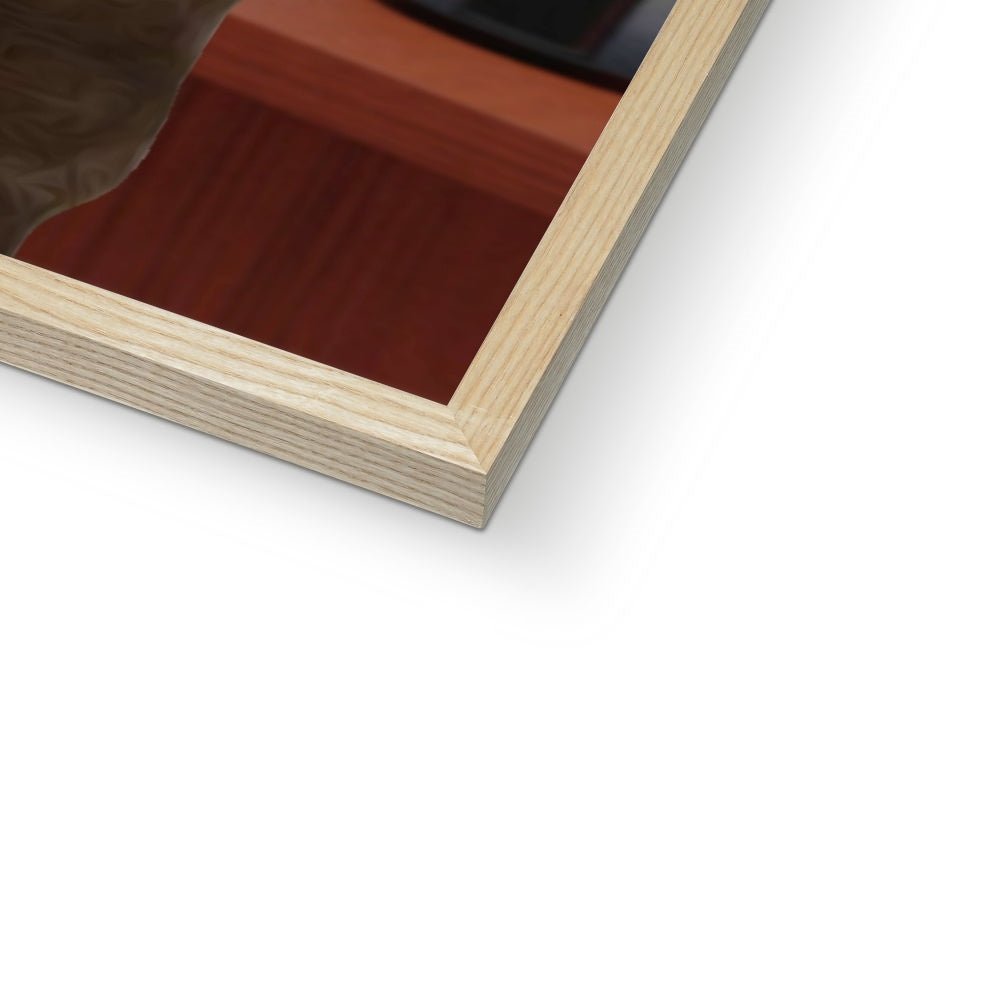 Pet Portraits | The Ron (Parks and Recreation Inspired): Custom Pet Portrait | Paw & Glory