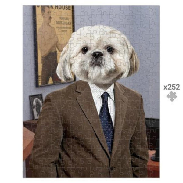 Town Hall Boss Custom Pet Puzzle | Pet Lover Gift | Paw & Glory