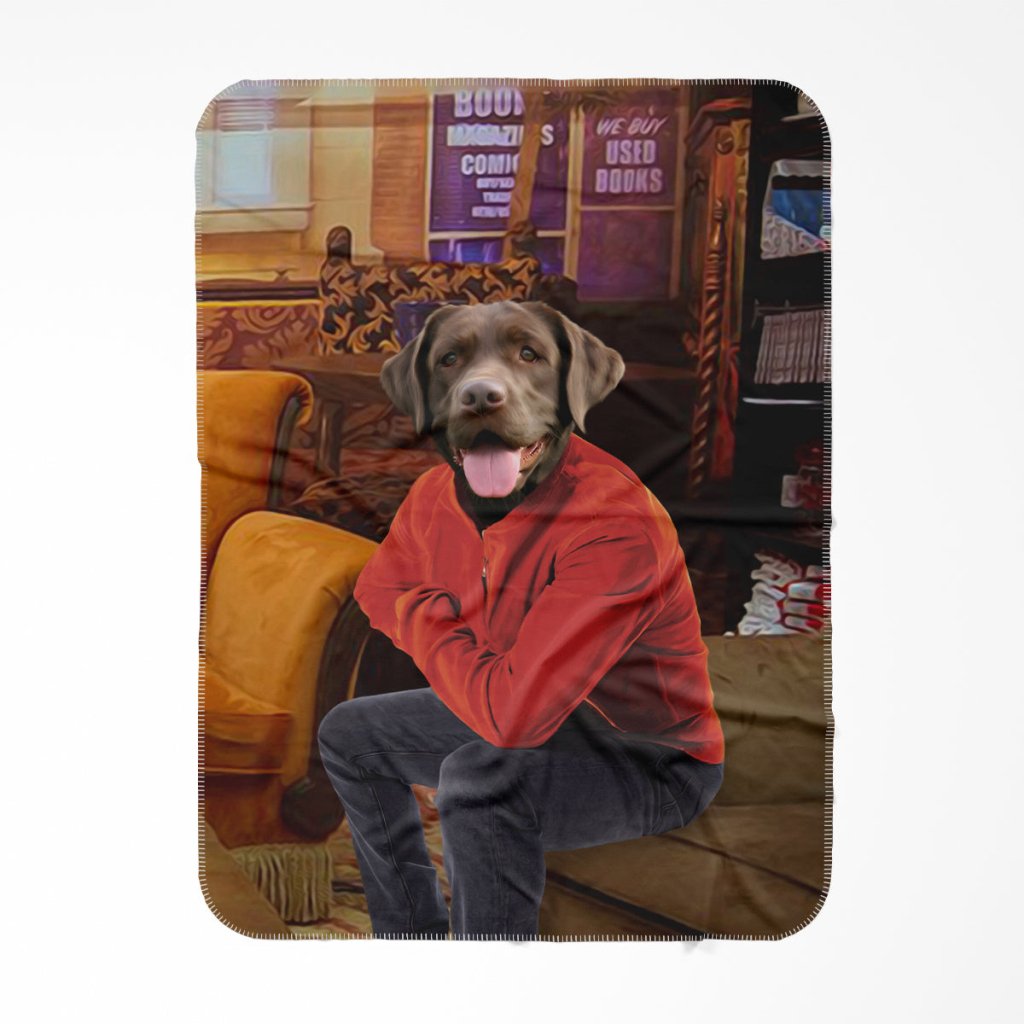 Coffee House Professor Custom Pet Blanket | Personalized Pet Gift | Paw & Glory