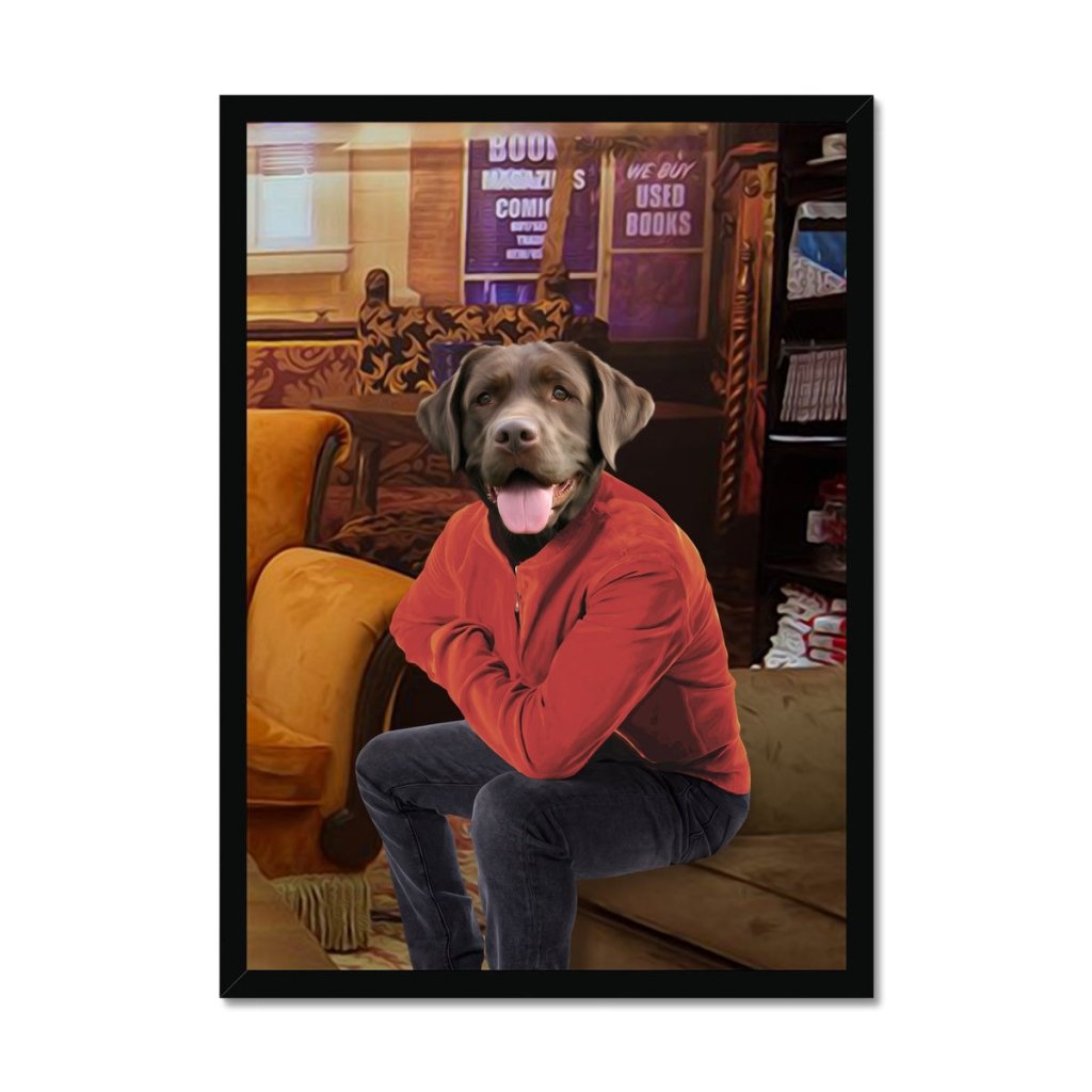 Coffee House Professor Custom Pet Portrait | Paw & Glory