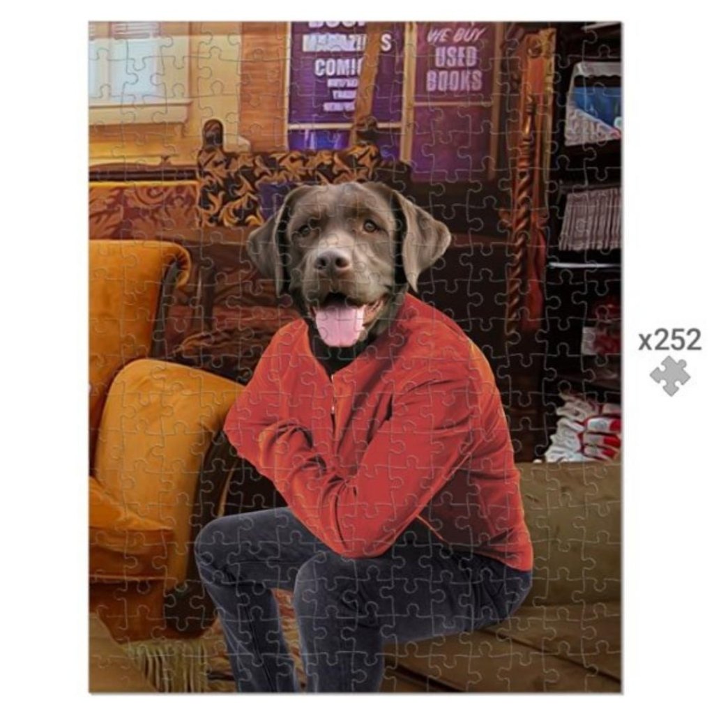 Pet Portraits | The Ross (Friends Inspired): Custom Pet Puzzle | Paw & Glory