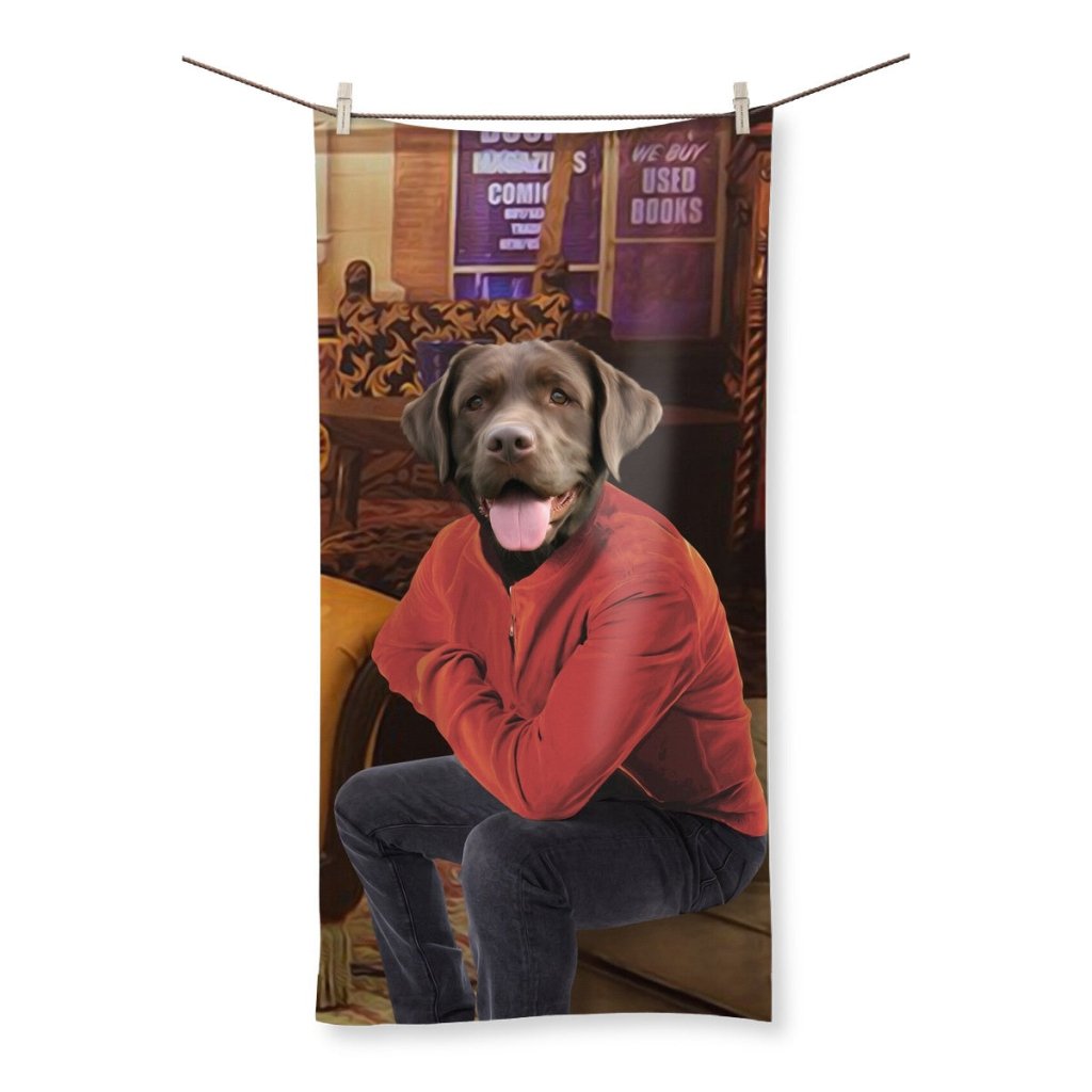 The Ross (Friends Inspired): Custom Pet Towel - Paw & Glory - Dog Portraits - Pet Portraits