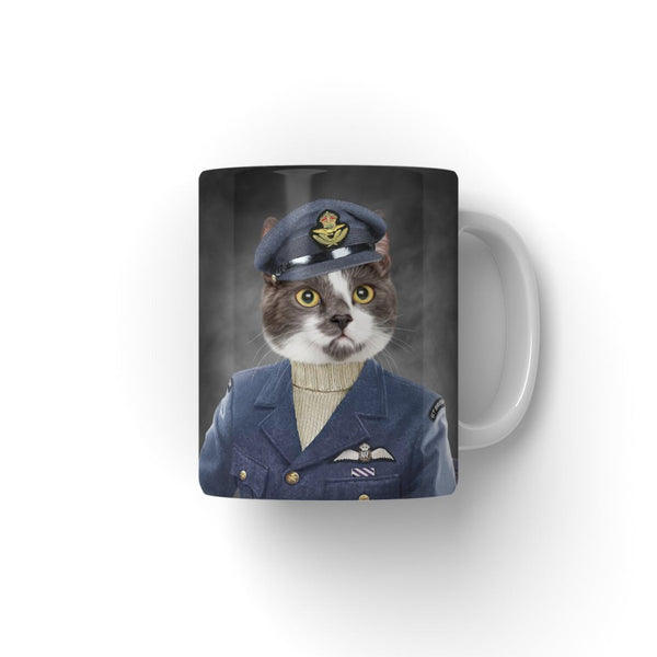 The Royal Airforce Pilot: Custom Pet Coffee Mug - Paw & Glory - Dog Portraits - Pet Portraits