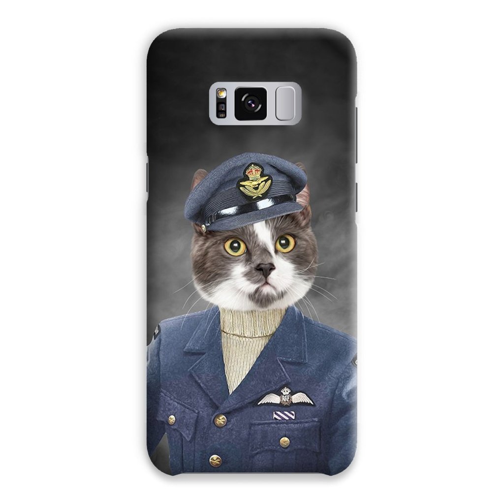 Pet Portraits | The Royal Airforce Pilot: Custom Pet Phone Case | Paw & Glory