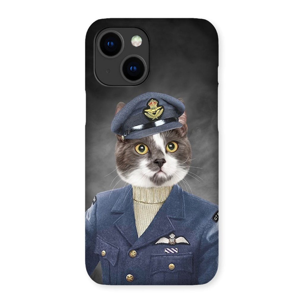 Pet Portraits | The Royal Airforce Pilot: Custom Pet Phone Case | Paw & Glory