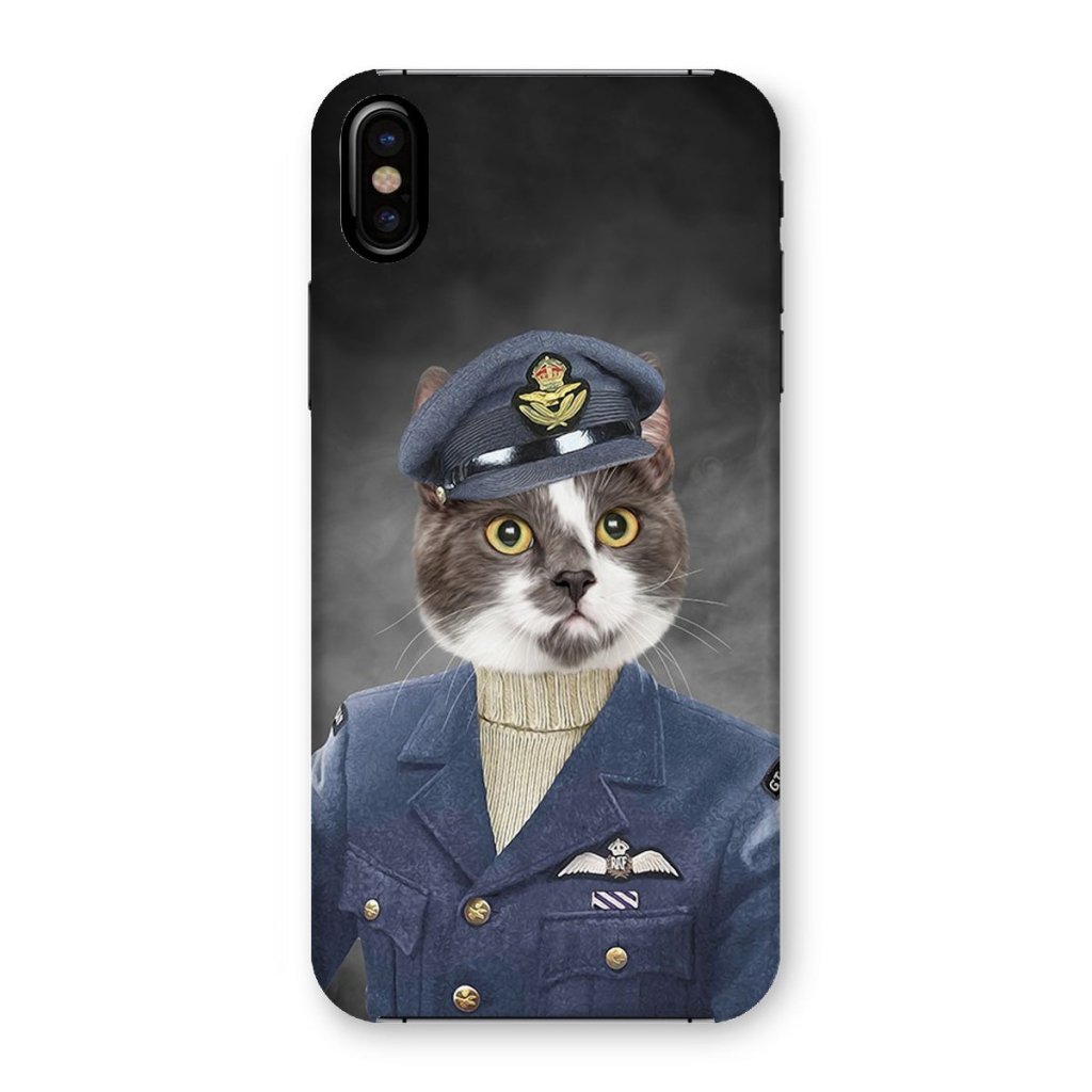 Pet Portraits | The Royal Airforce Pilot: Custom Pet Phone Case | Paw & Glory