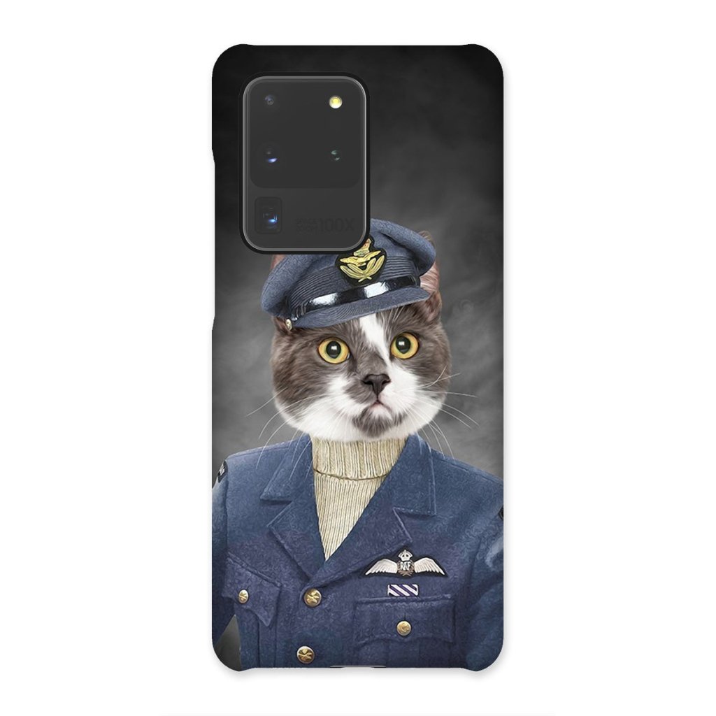 Pet Portraits | The Royal Airforce Pilot: Custom Pet Phone Case | Paw & Glory