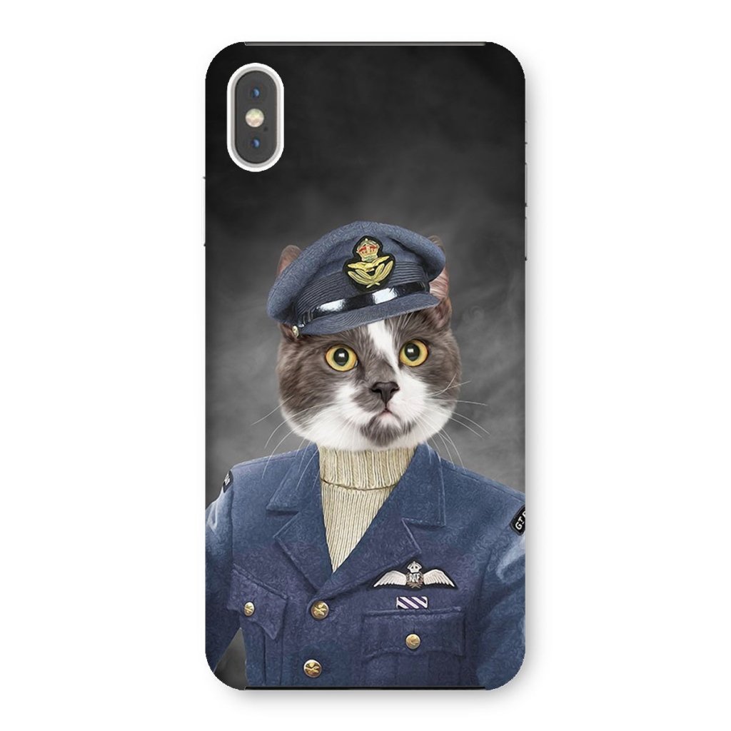 Pet Portraits | The Royal Airforce Pilot: Custom Pet Phone Case | Paw & Glory