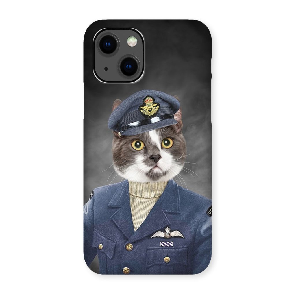 Pet Portraits | The Royal Airforce Pilot: Custom Pet Phone Case | Paw & Glory