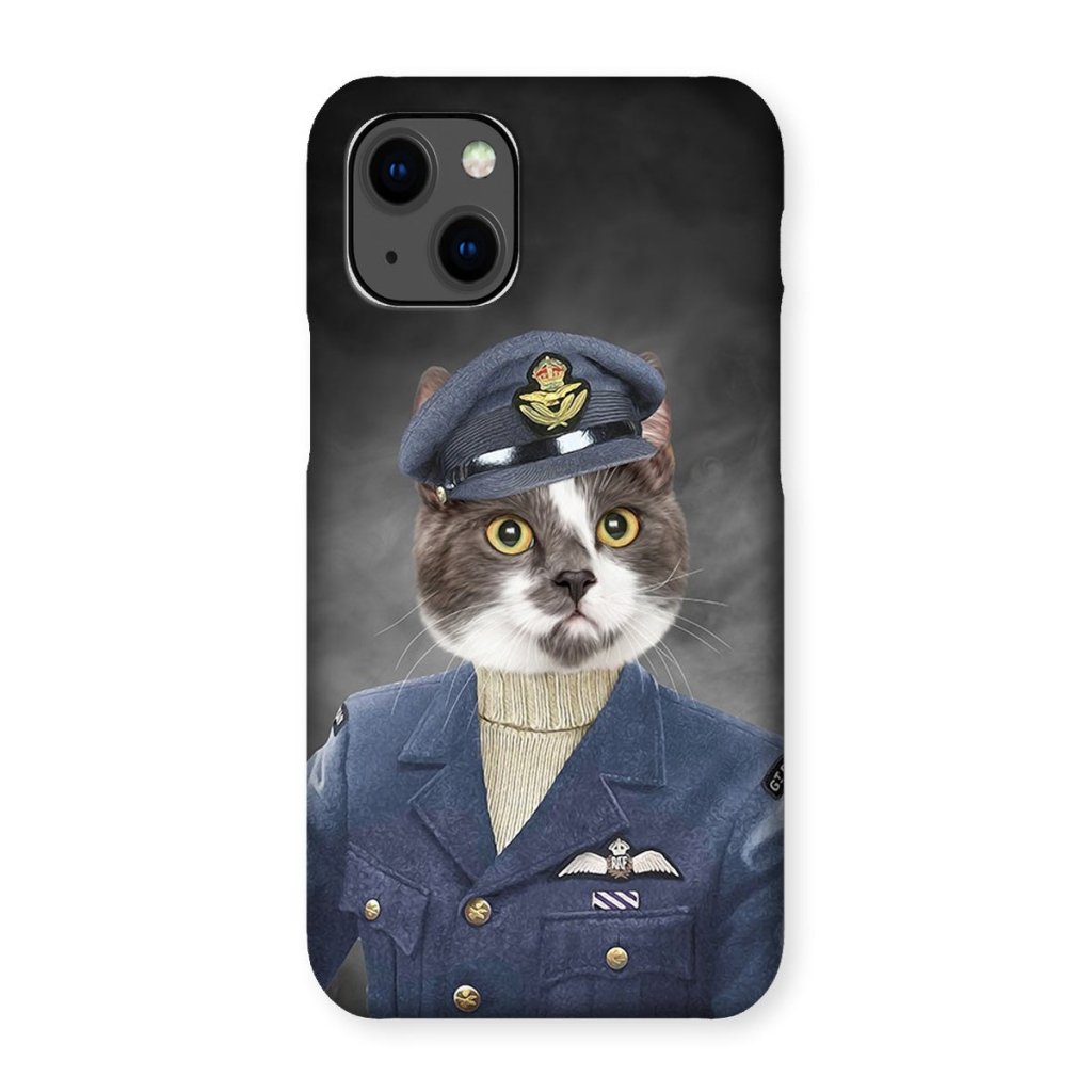 Pet Portraits | The Royal Airforce Pilot: Custom Pet Phone Case | Paw & Glory
