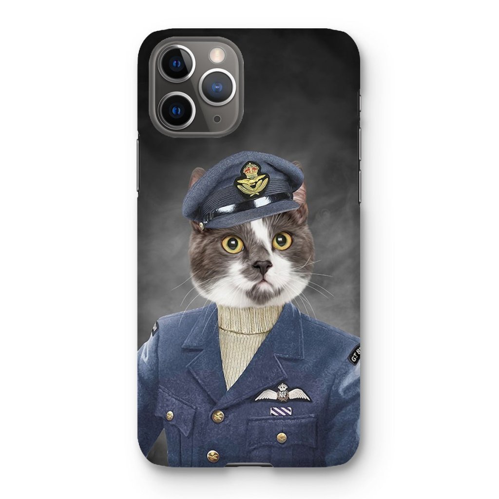 Pet Portraits | The Royal Airforce Pilot: Custom Pet Phone Case | Paw & Glory