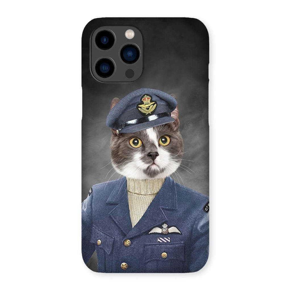 Pet Portraits | The Royal Airforce Pilot: Custom Pet Phone Case | Paw & Glory
